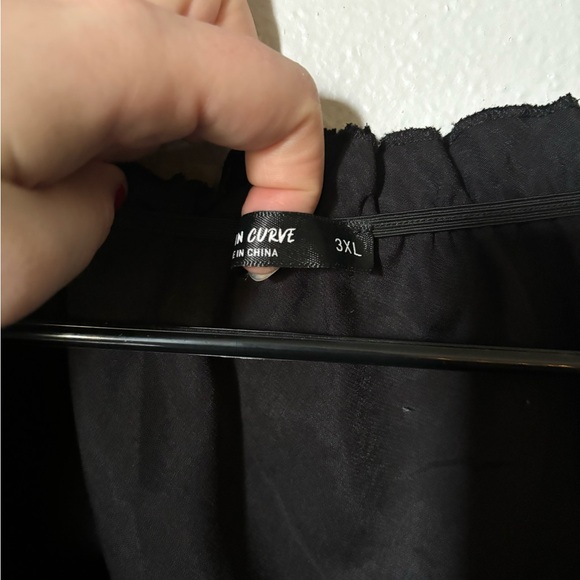 SHEIN | Asymmetrical Neck Flounce Sleeve Top - Picture 5 of 7